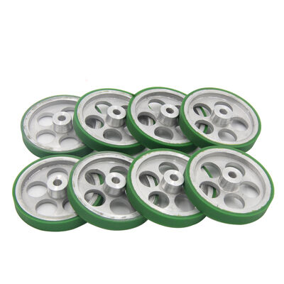 Rueda de accionamiento de robot AGV de alta carga, diámetro de rueda personalizado, perfecta para robots industriales y vehículos guiados automatizados