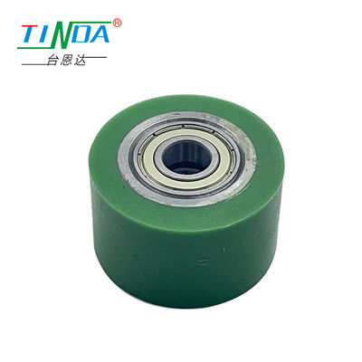 Roller de ruedas de goma OEM para máquinas de envoltura de perfiles de madera