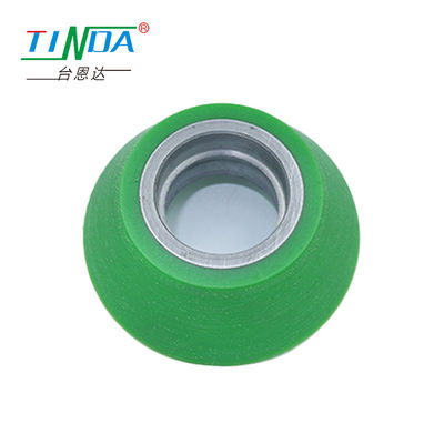 Roller de ruedas de goma OEM para máquinas de envoltura de perfiles de madera