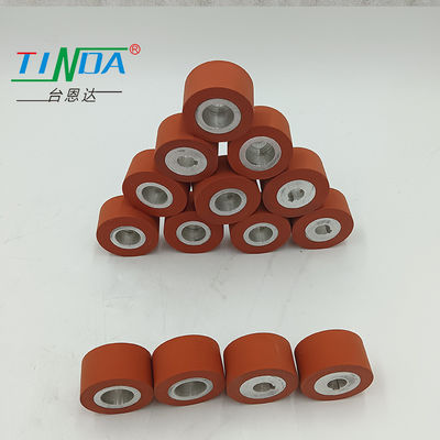 Superficie lisa Alta temperatura de 350 grados Elastomérico de silicona rueda de rodillo para PFAFF