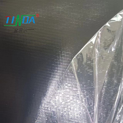 Hoja de silicona eléctricamente conductiva resistente al calor Negro con tela