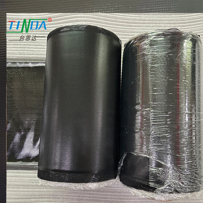Hoja de silicona eléctricamente conductiva resistente al calor Negro con tela