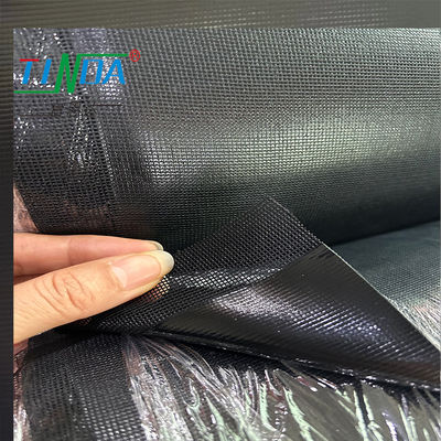 Tejido de malla conductiva de goma de hoja de alta resistencia a la tracción para el traje de entrenamiento