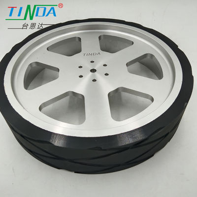 Rueda motriz de AGV personalizada con resistencia al desgaste y diámetro personalizado para equipos de automatización