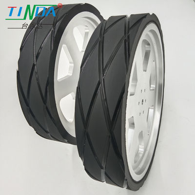 Rueda motriz de AGV personalizada con resistencia al desgaste y diámetro personalizado