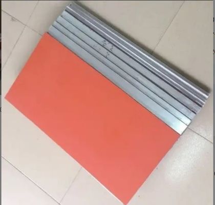 Resistencia al deslizamiento Roller de placa de rueda de recubrimiento de silicona para aplicaciones de temperatura