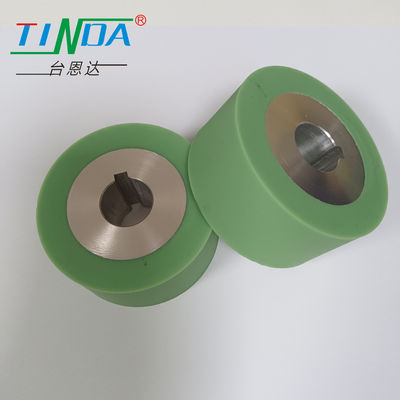Máquina de coser de caucho de silicona cilíndrica, rodillos de alimentación para la eliminación del ruido