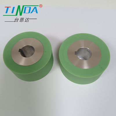 Máquina de coser de caucho de silicona cilíndrica, rodillos de alimentación para la eliminación del ruido