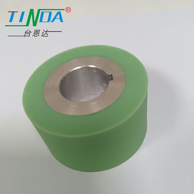 Rodas de alimentación de caucho circulares cilíndricas resistentes a la temperatura Rodillos de costura para máquinas de fabricación de papel