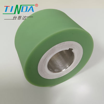 Rodas de alimentación de caucho circulares cilíndricas resistentes a la temperatura Rodillos de costura para máquinas de fabricación de papel