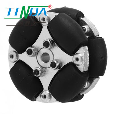 Diámetro personalizado de carga ligera Agv / Omni Wheel con capacidad de carga Negro o color personalizable