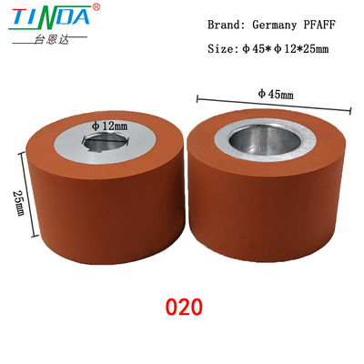Ruedas de silicona gris de 350 grados centígrados para la máquina de sellado de costura de aire caliente PFAFF personalizada y resistente a la alta presión en Bangladesh