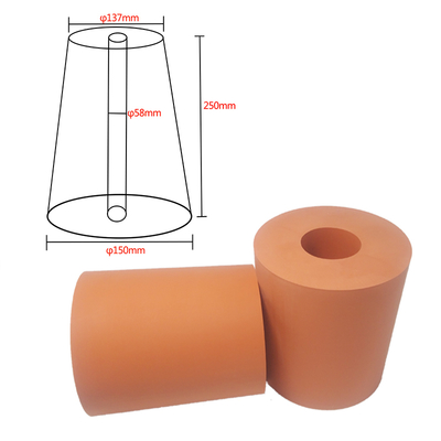 Rueda de silicona de transferencia térmica de alta precisión con dureza personalizada y tolerancia de hasta 0,02 mm