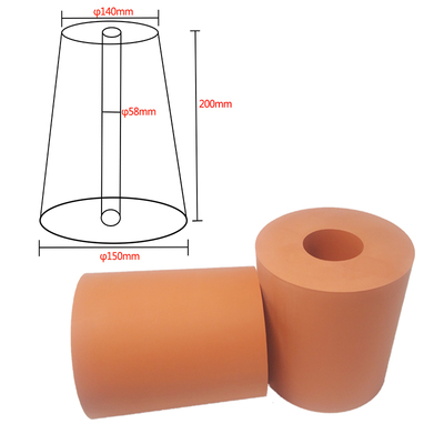 Rueda de silicona de transferencia térmica de alta precisión con dureza personalizada y tolerancia de hasta 0,02 mm