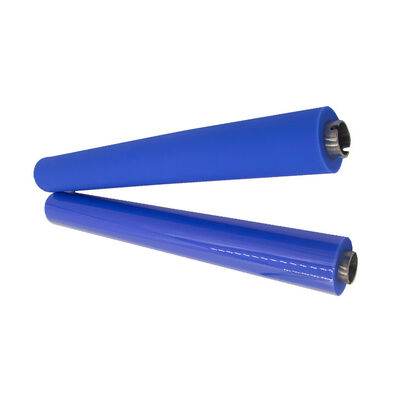Goma sin aceite de silicona Rodillo pegajoso de silicona BlueRoller diseñado para un sitio libre de polvo