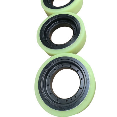 Rueda de AGV Negro o color personalizado diseñado para soportar tareas robóticas de alta carga que garantizan un funcionamiento suave