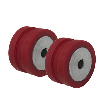 Rueda de accionamiento de robot AGV de alta carga, diámetro de rueda personalizado, perfecta para robots industriales y vehículos guiados automatizados