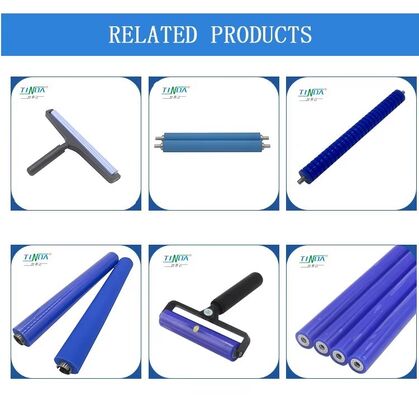 Rollo de silicona pegajoso ideal para la limpieza de la lámina de película FPC
