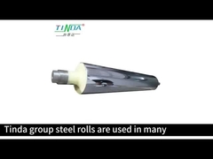 Tratamientos de superficie de revestimiento de caucho para rodillos industriales metálicos 904L