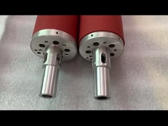 Rodillos de acero recubiertos de caucho para calefacción de grado industrial Rodillos de caucho OEM