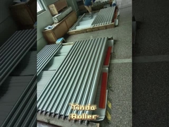 Baja vibración rodillos de acero de trabajo pesado tambor giratorio para el sistema de transporte