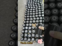 Polyurethane personalizado pequeño tambor rueda de rodillo de goma rueda de mecanum rueda de rodillo